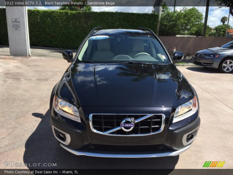 Black Sapphire Metallic / Sandstone Beige 2012 Volvo XC70 3.2