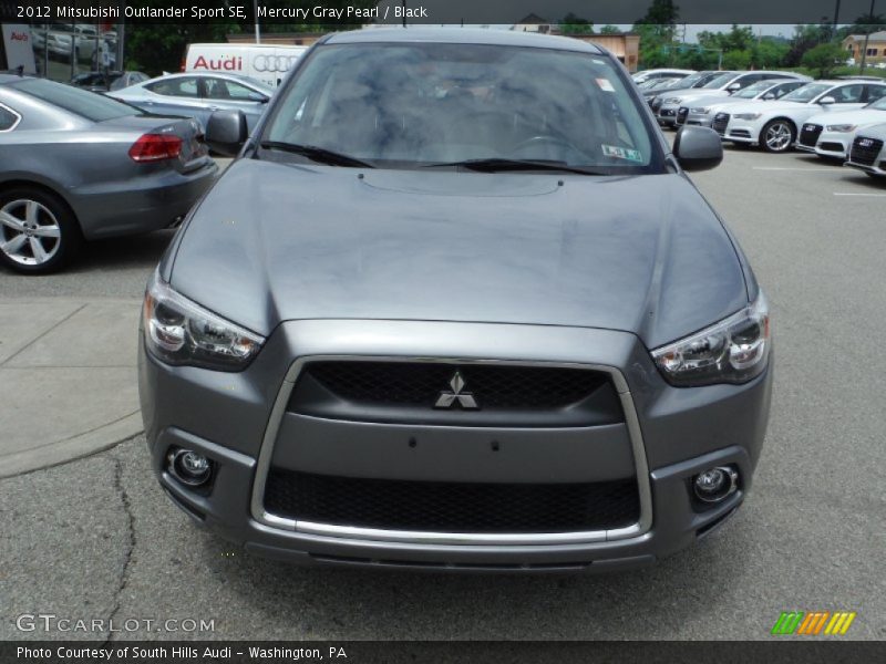 Mercury Gray Pearl / Black 2012 Mitsubishi Outlander Sport SE