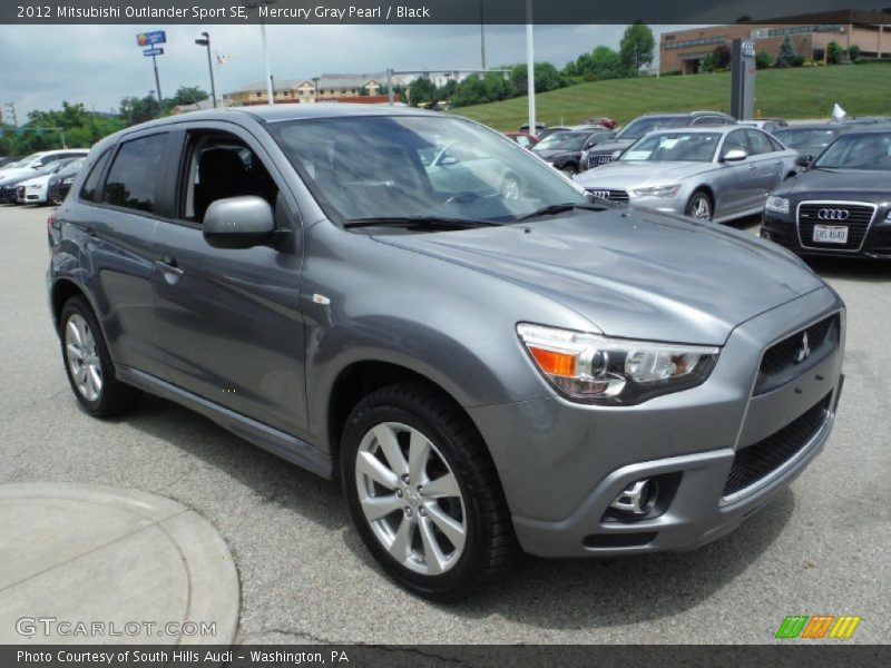 Mercury Gray Pearl / Black 2012 Mitsubishi Outlander Sport SE
