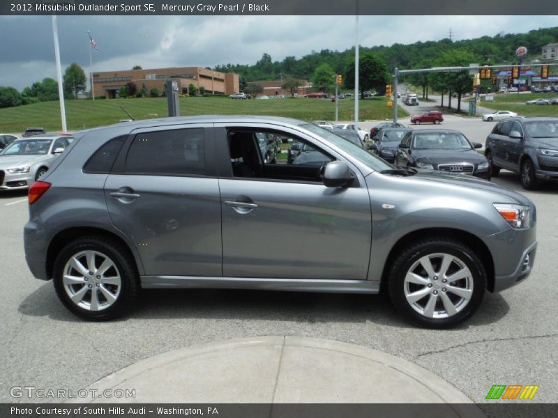 Mercury Gray Pearl / Black 2012 Mitsubishi Outlander Sport SE