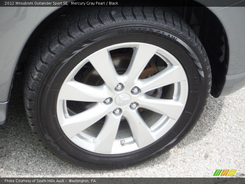 Mercury Gray Pearl / Black 2012 Mitsubishi Outlander Sport SE