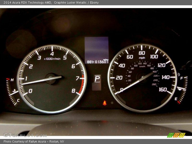 Graphite Luster Metallic / Ebony 2014 Acura RDX Technology AWD