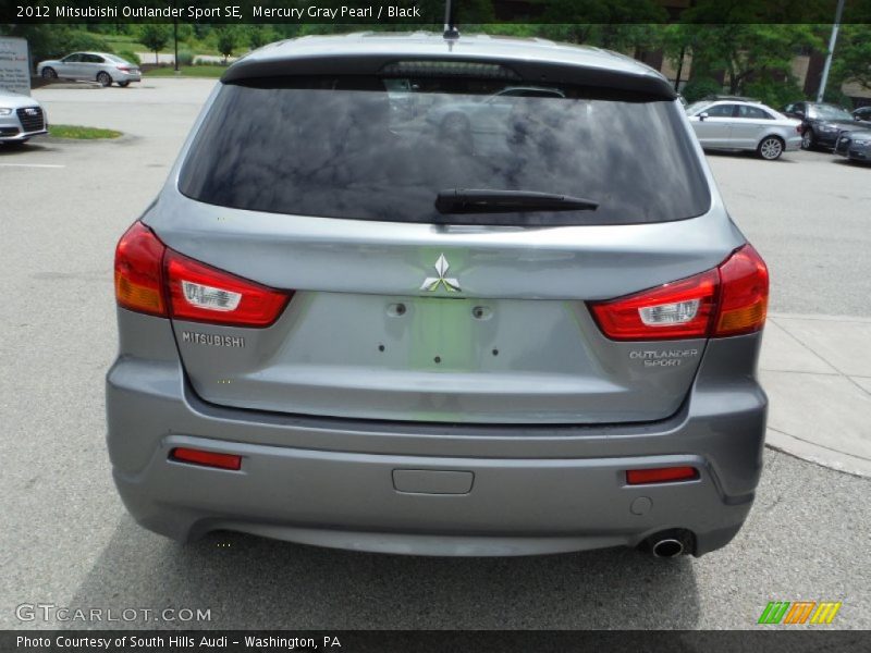 Mercury Gray Pearl / Black 2012 Mitsubishi Outlander Sport SE