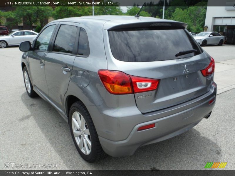 Mercury Gray Pearl / Black 2012 Mitsubishi Outlander Sport SE