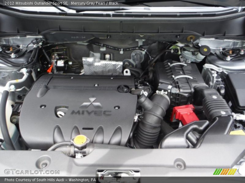 Mercury Gray Pearl / Black 2012 Mitsubishi Outlander Sport SE