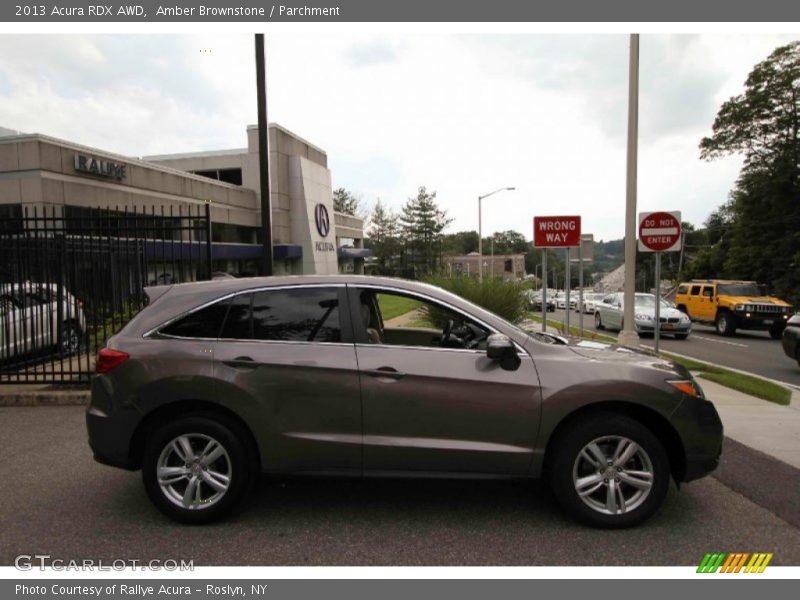 Amber Brownstone / Parchment 2013 Acura RDX AWD