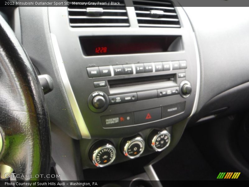 Mercury Gray Pearl / Black 2012 Mitsubishi Outlander Sport SE