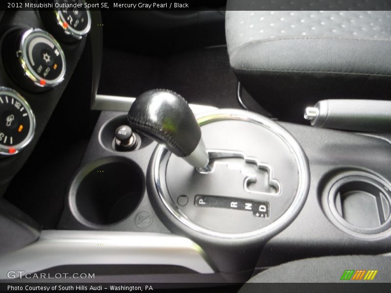 Mercury Gray Pearl / Black 2012 Mitsubishi Outlander Sport SE