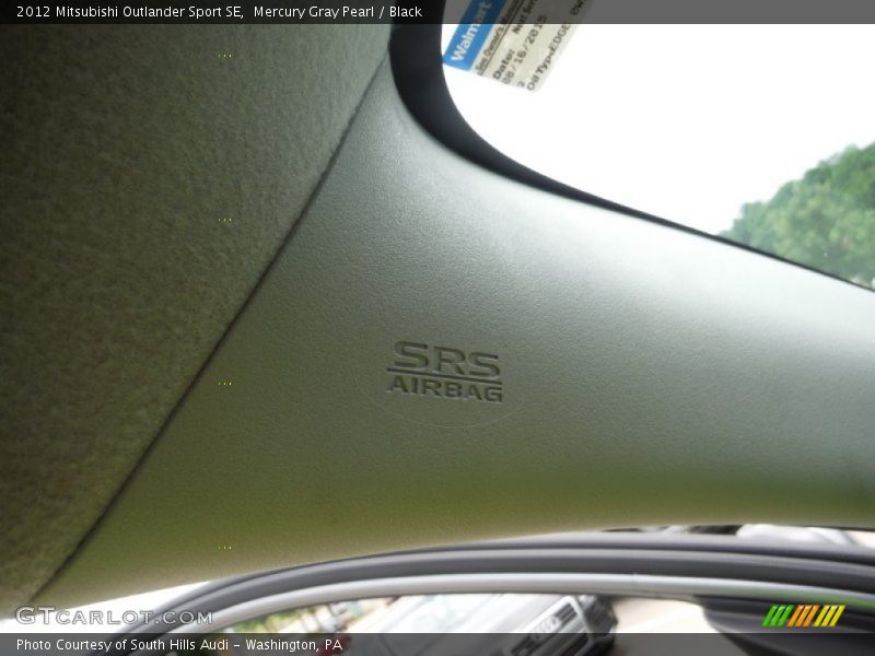 Mercury Gray Pearl / Black 2012 Mitsubishi Outlander Sport SE