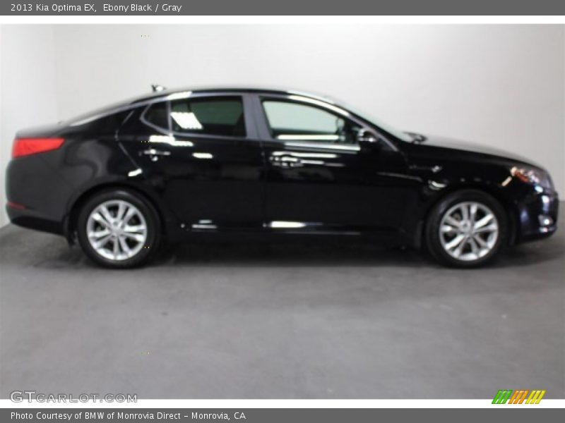 Ebony Black / Gray 2013 Kia Optima EX