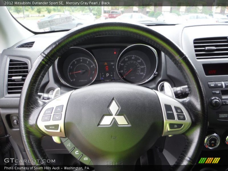 Mercury Gray Pearl / Black 2012 Mitsubishi Outlander Sport SE