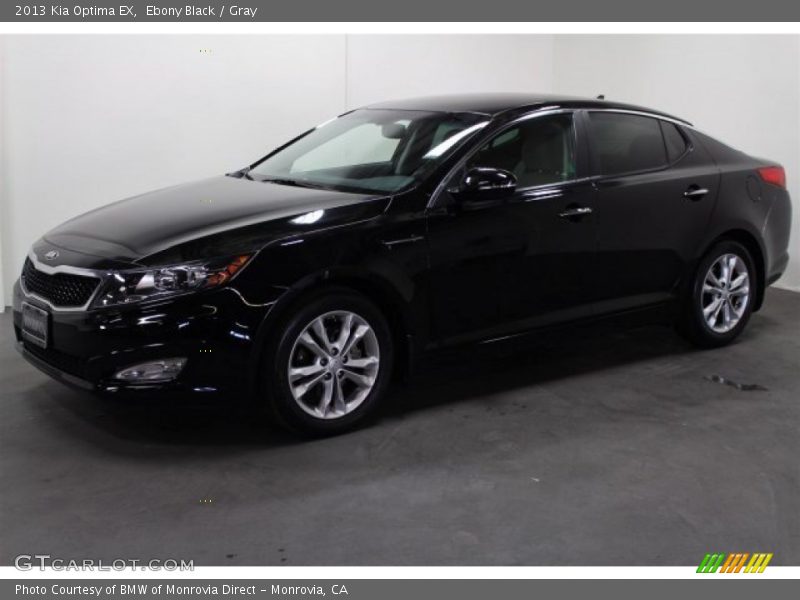 Ebony Black / Gray 2013 Kia Optima EX