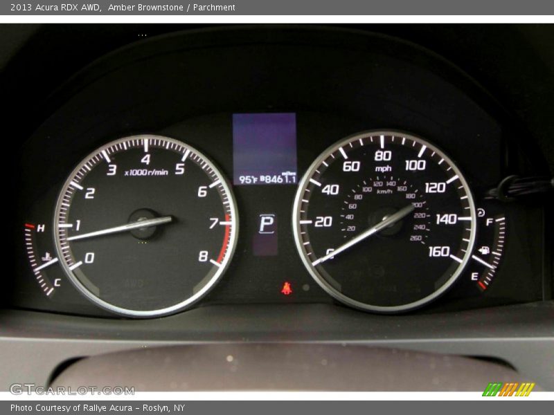 Amber Brownstone / Parchment 2013 Acura RDX AWD