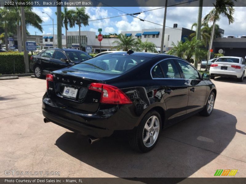 Black / Soft Beige/Off Black 2012 Volvo S60 T5