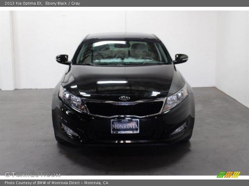 Ebony Black / Gray 2013 Kia Optima EX