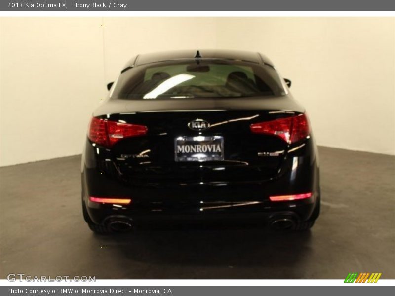 Ebony Black / Gray 2013 Kia Optima EX