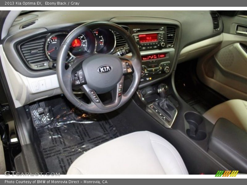 Ebony Black / Gray 2013 Kia Optima EX