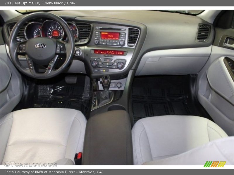 Ebony Black / Gray 2013 Kia Optima EX