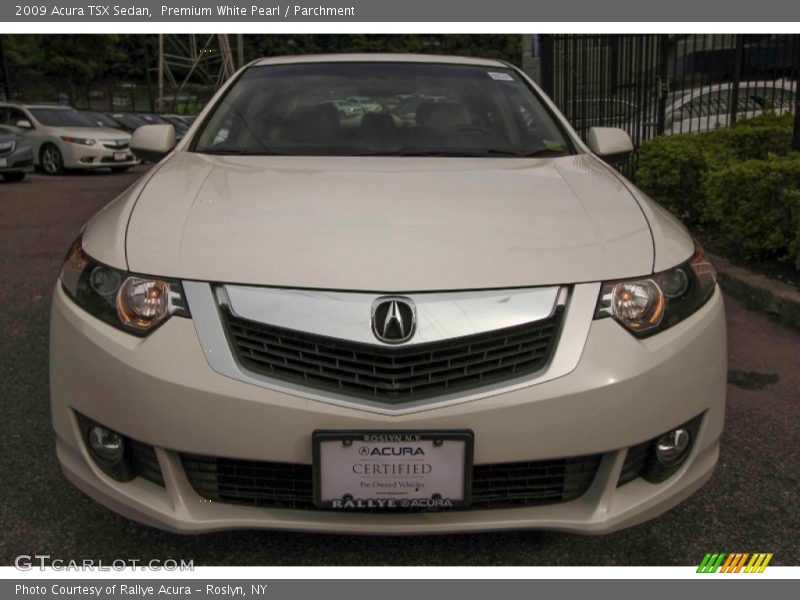 Premium White Pearl / Parchment 2009 Acura TSX Sedan