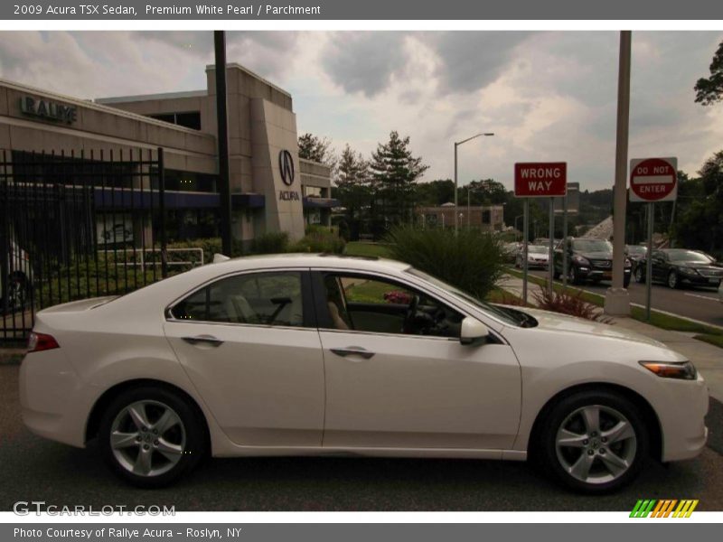 Premium White Pearl / Parchment 2009 Acura TSX Sedan