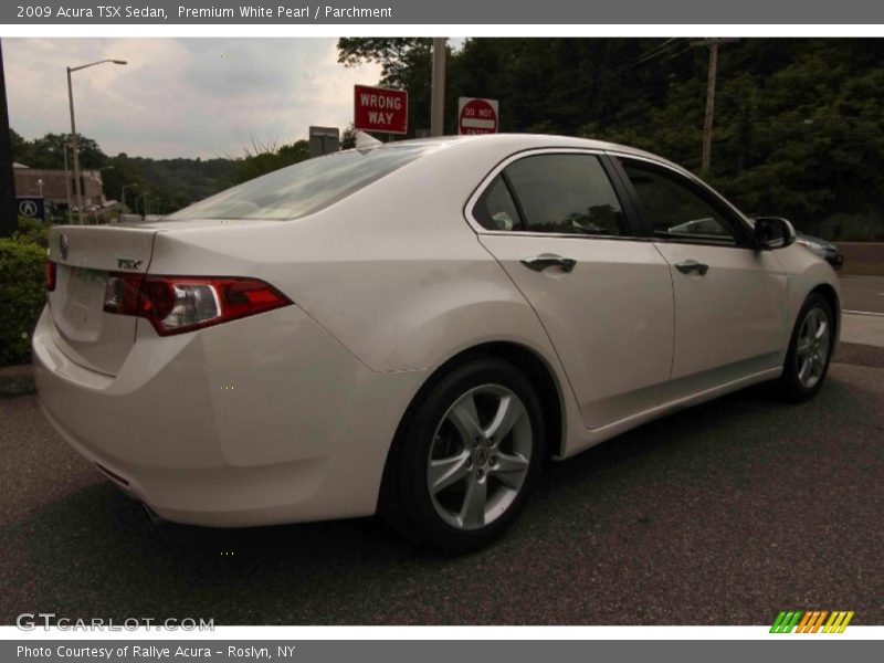 Premium White Pearl / Parchment 2009 Acura TSX Sedan