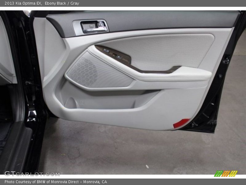 Ebony Black / Gray 2013 Kia Optima EX