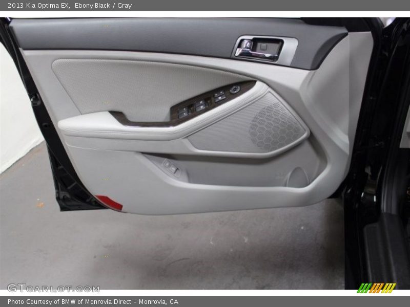Ebony Black / Gray 2013 Kia Optima EX