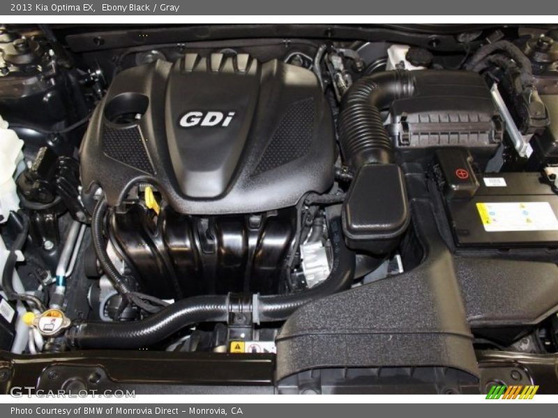 Ebony Black / Gray 2013 Kia Optima EX