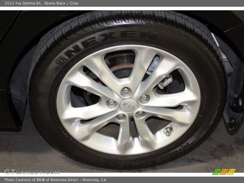 Ebony Black / Gray 2013 Kia Optima EX