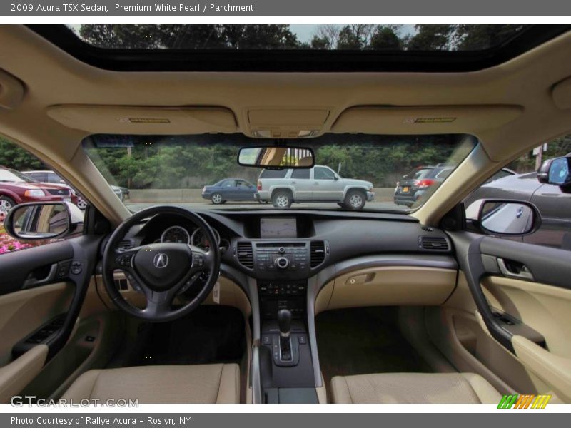 Premium White Pearl / Parchment 2009 Acura TSX Sedan