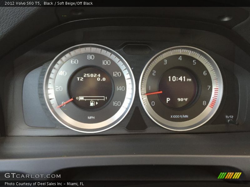 Black / Soft Beige/Off Black 2012 Volvo S60 T5