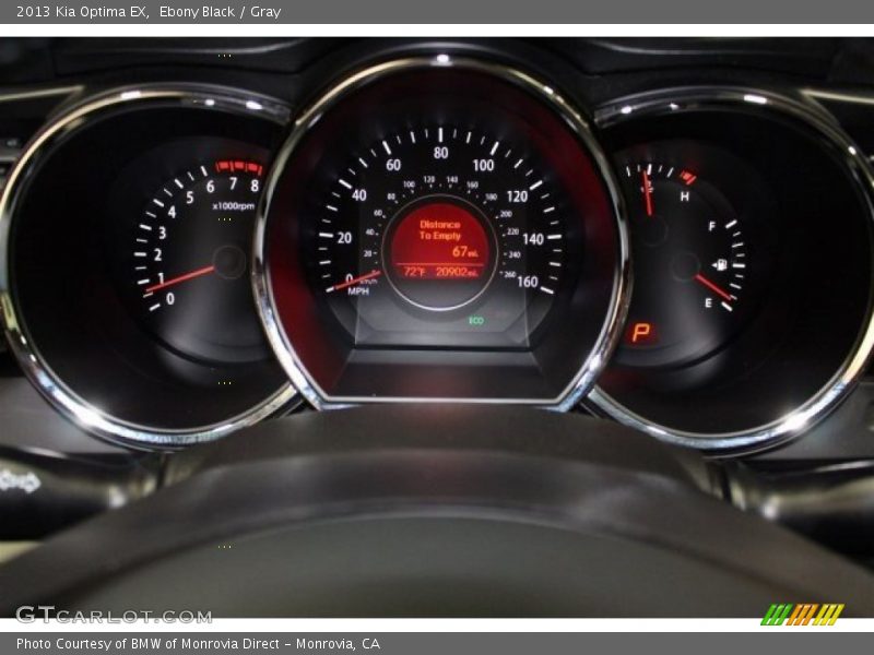 Ebony Black / Gray 2013 Kia Optima EX