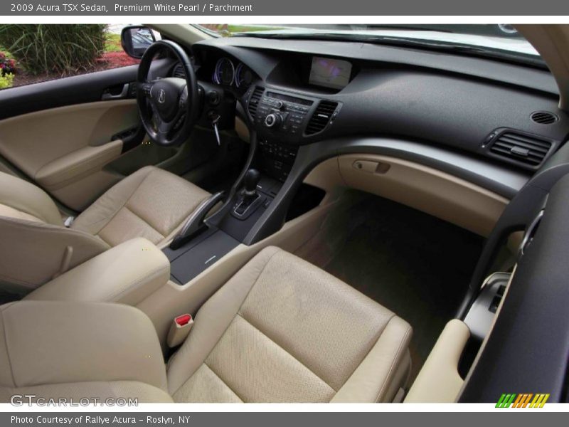 Premium White Pearl / Parchment 2009 Acura TSX Sedan