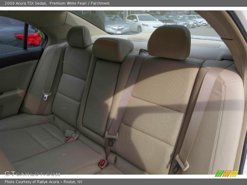 Premium White Pearl / Parchment 2009 Acura TSX Sedan