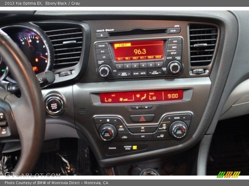 Ebony Black / Gray 2013 Kia Optima EX