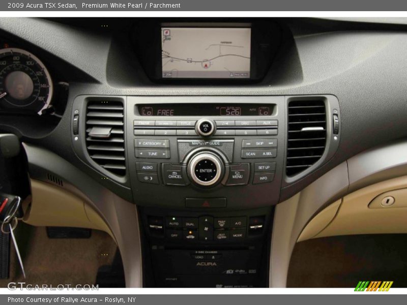 Premium White Pearl / Parchment 2009 Acura TSX Sedan