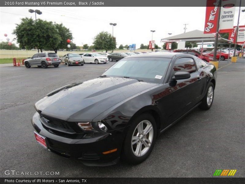 Black / Saddle 2010 Ford Mustang V6 Premium Coupe