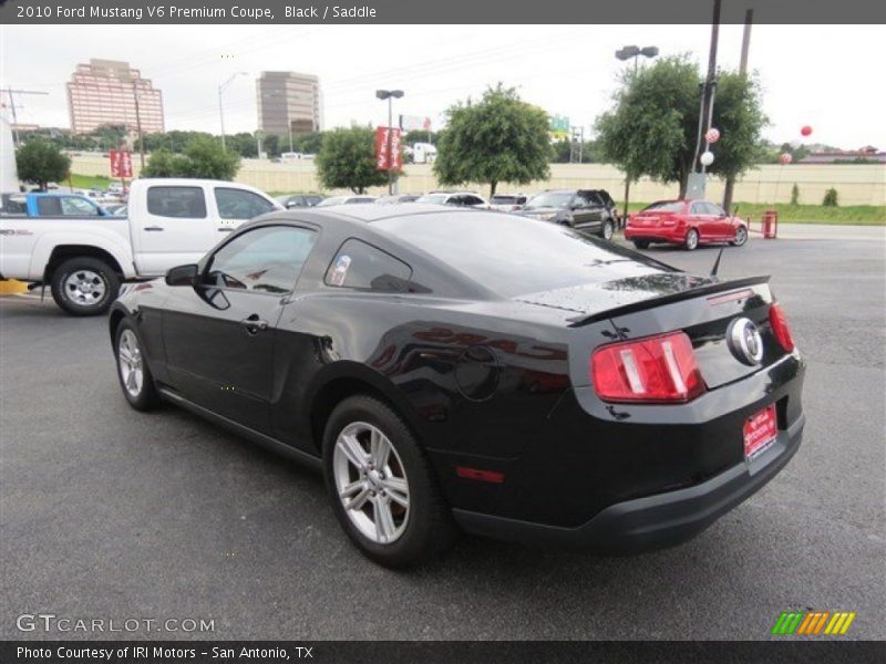 Black / Saddle 2010 Ford Mustang V6 Premium Coupe