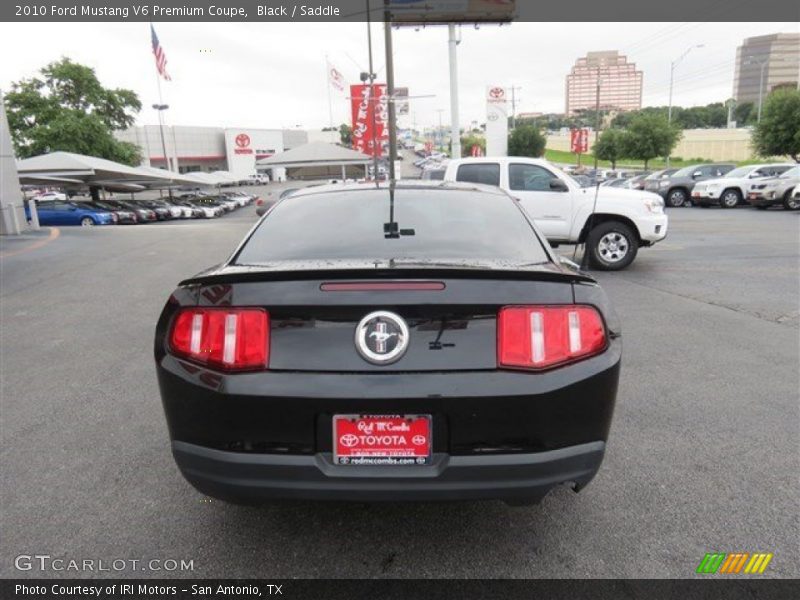 Black / Saddle 2010 Ford Mustang V6 Premium Coupe
