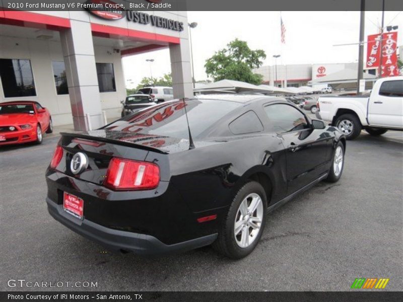 Black / Saddle 2010 Ford Mustang V6 Premium Coupe