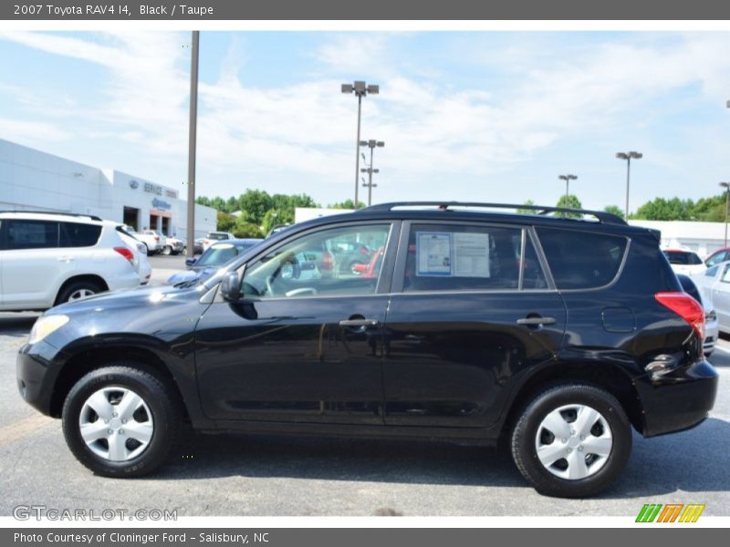 Black / Taupe 2007 Toyota RAV4 I4