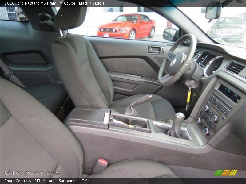 Black / Saddle 2010 Ford Mustang V6 Premium Coupe
