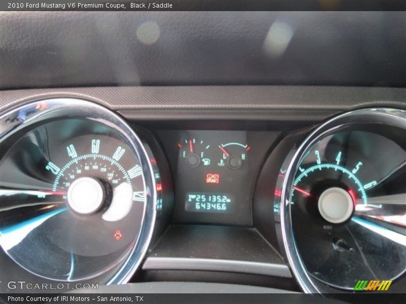 Black / Saddle 2010 Ford Mustang V6 Premium Coupe