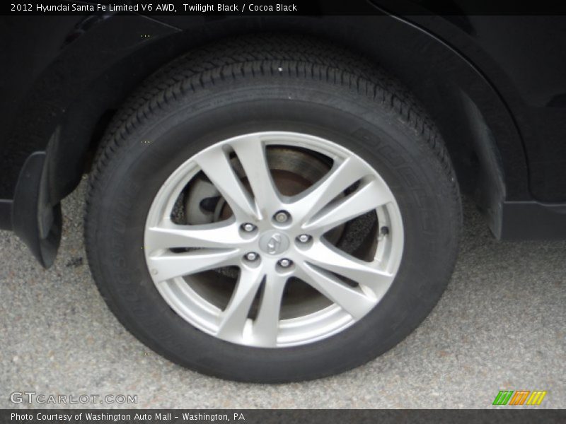 Twilight Black / Cocoa Black 2012 Hyundai Santa Fe Limited V6 AWD