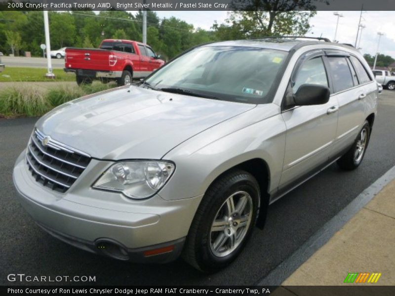 Bright Silver Metallic / Pastel Slate Gray 2008 Chrysler Pacifica Touring AWD