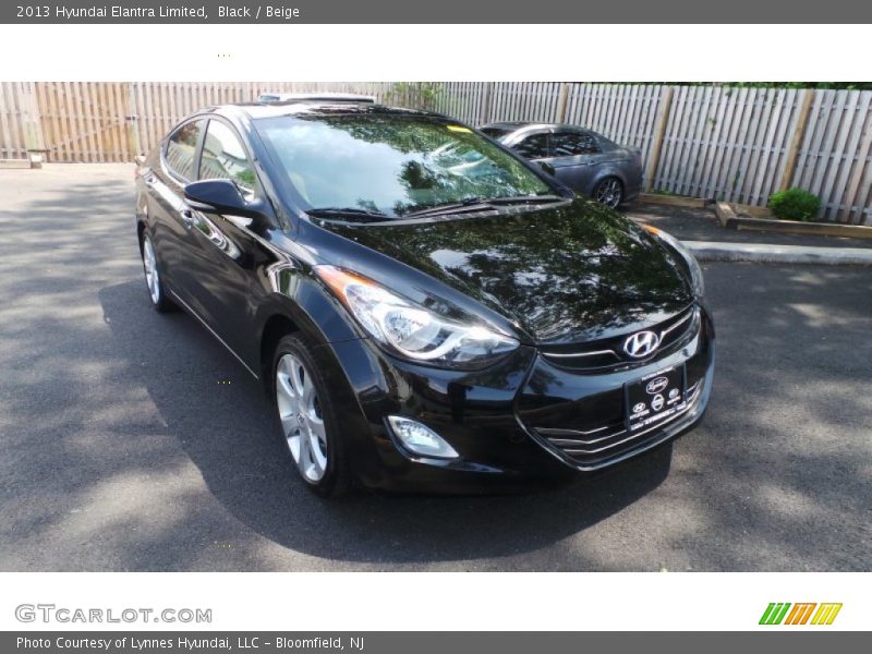 Black / Beige 2013 Hyundai Elantra Limited