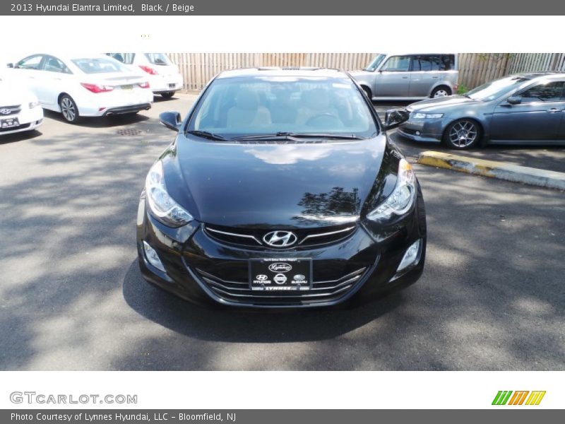 Black / Beige 2013 Hyundai Elantra Limited