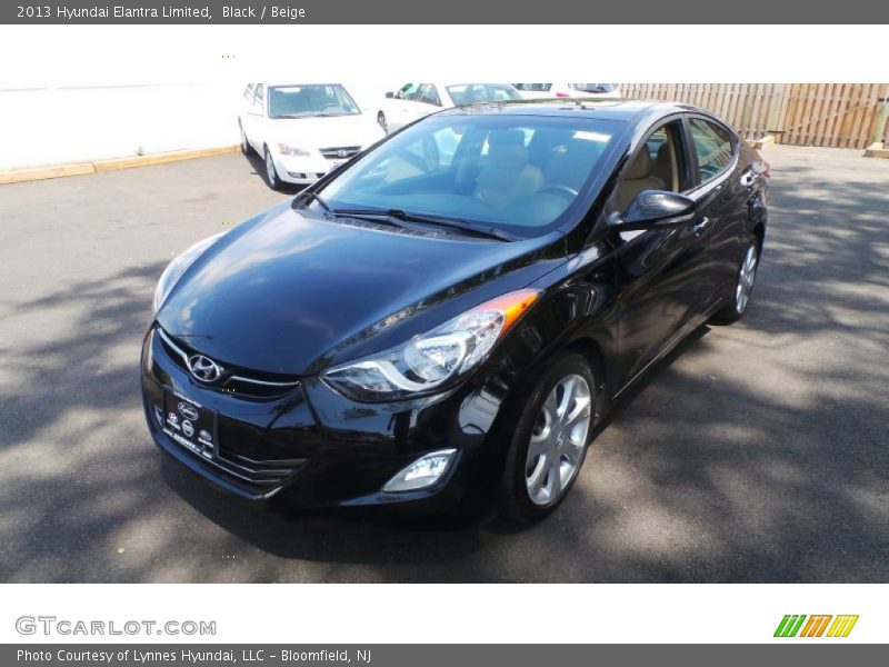 Black / Beige 2013 Hyundai Elantra Limited