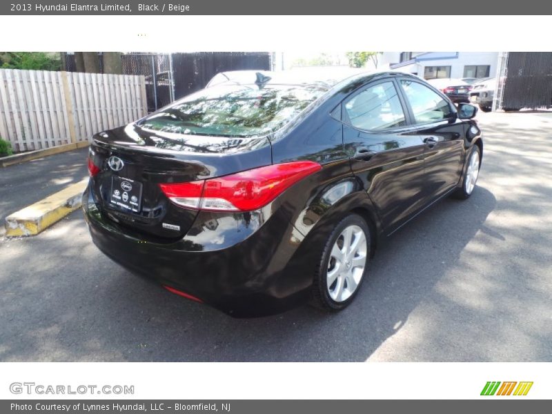Black / Beige 2013 Hyundai Elantra Limited