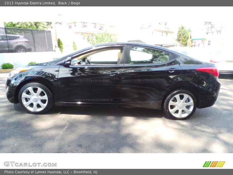 Black / Beige 2013 Hyundai Elantra Limited